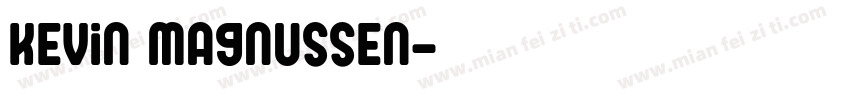 Kevin Magnussen字体转换